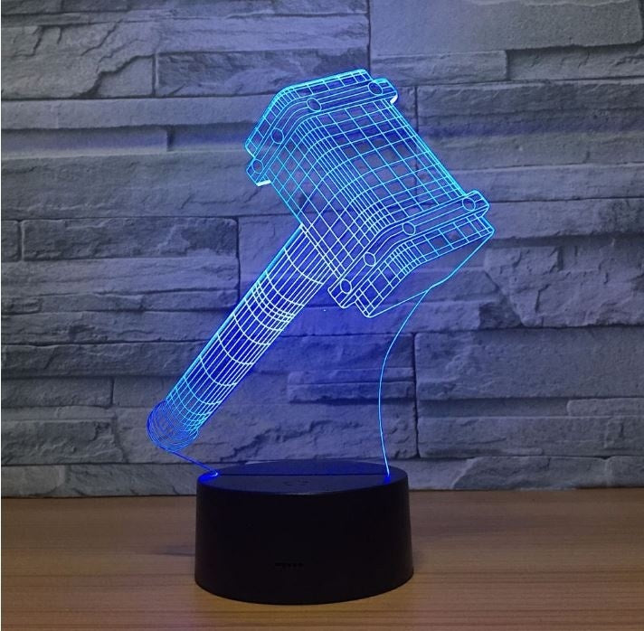 Marvel 3D LED Light Thor Hammer