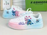 Stitch Low Top Sneakers Disney Air Force 1 Unisex Kids Adult Running Sports Shoes Gifts