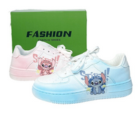 Disney Stitch Low Top Sneakers Air Force 1 Unisex Kids Adult Running Sports Shoes Gifts