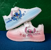 Disney Stitch Low Top Sneakers Air Force 1 Unisex Kids Adult Running Sports Shoes Gifts