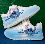 Disney Stitch Low Top Sneakers Air Force 1 Unisex Kids Adult Running Sports Shoes Gifts