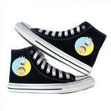 Rick And Morty Sneakers High Tops Canvas Shoes Basketball Shoes Cartoon Kid Gifts