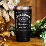 Jack Daniel 20 oz Tumbler Insulated Stainless Steel Coffee Travel Mug Funny Gifts for Women Men Him Her