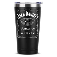 Jack Daniel 20 oz Tumbler Insulated Stainless Steel Coffee Travel Mug Funny Gifts for Women Men Him Her