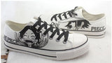 one piece anime  shoes  canvas shoes  Hand Painted Shoes canvas shoes sneakers