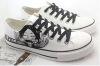 one piece anime  shoes  canvas shoes  Hand Painted Shoes canvas shoes sneakers