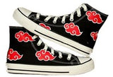 Akatsuki shoes Hand Painted Shoes  Anime Canvas shoes,Red Cloud Shoes,Christmas Gifts Birthday Gifts