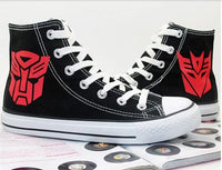 Transformers Hand Painted Shoes Canvas Shoes Sneakers