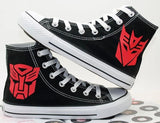 Transformers Hand Painted Shoes Canvas Shoes Sneakers