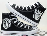 Transformers Hand Painted Shoes Canvas Shoes Sneakers