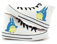 canvas shoes Totoro Hand Painted Shoes sneaker high top shoes