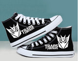 transformer Shoes Hand Painted Shoes transformerscanvas shoes sneakers high top shoes