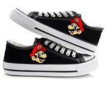 Super Mario Shoes Hand Painted Shoes Mario canvas shoes sneakers low top shoes