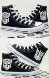 Transformers Hand Painted Shoes Sneaker Canvas Shoes