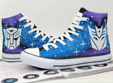 Transformers Hand Painted Shoes Sneaker Canvas Shoes