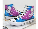 Galaxy Skull Hand Painted Shoes Canvas Shoes Sneakers Unique gifts