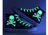 Galaxy Skull Hand Painted Shoes Canvas Shoes Sneakers Unique gifts