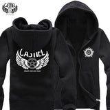 Supernatural Unisex  Zipper Hooded Cardigan Sweater,Stree Fashion Sports Coat,Cool Hoodie Sweater Coat