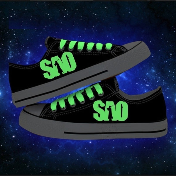 Sword Art Online Luminous Low Top Canvas Shoes Sneakers Sports,ShoesLovers Shoes,Leisure Shoes