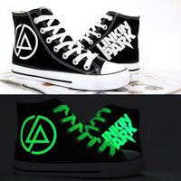 Linkin Park Luminous Canvas Shoes,Outdoor Leisure Fashion Sneakers,Unisex Casual Shoes