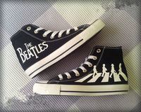 The Beatles Luminous Canvas Shoes,Outdoor Leisure Fashion Sneakers,Unisex Casual Shoes