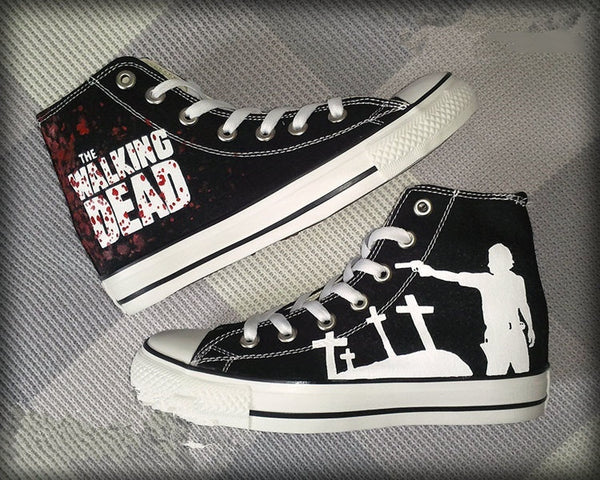 The Walking Dead  High Top Canvas Shoes Sneakers Sports,Shoes,Leisure Shoes