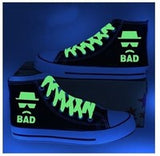 Breaking Bad  Luminous High Top Canvas Shoes Sneakers Sports,Shoes,Leisure Shoes