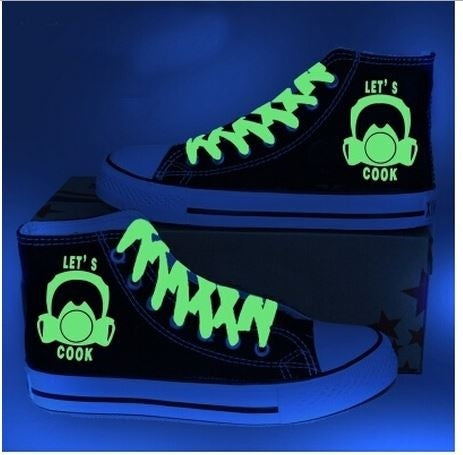 Breaking Bad  Luminous High Top Canvas Shoes Sneakers Sports,Shoes,Leisure Shoes