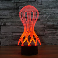 Jellyfish Illusion Led Table Lamp 7 Color Change LED Desk Light Lamp Art Deco Special Gifts