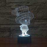 One piece Chopper 3D Illusion Led Table Lamp 7 Color Change LED Desk Light Lamp one piece Art Deco Special Gifts