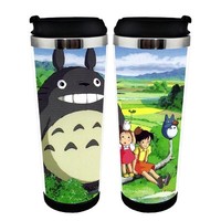 Totoro Šálek Nerezová ocel 400ml Šálek na kávu Čaj Totoro Beer Stein Dárky k narozeninám Vánoční dárky