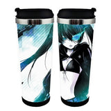 Black Rock Shooter Figure Cup Stainless Steel 400ml Coffee Tea Cup Black Rock Shooter figure Beer Stein Birthday Gifts Christmas Gifts