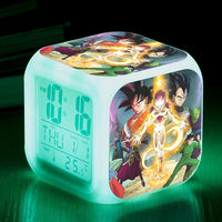 DRAGON BALL LED Colorful Lights Creative Small Alarm Clock Room Bedroom DRAGON BALL Clock Birthday Gifts Christmas Gifts