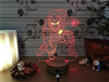 Iron man Lamp 3D Laser Engraved Lights LED Desk Light Lamp Iron man Figure Kids Gift Birthday Gifts Christmas Gifts