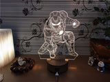 Iron man Lamp 3D Laser Engraved Lights LED Desk Light Lamp Iron man Figure Kids Gift Birthday Gifts Christmas Gifts