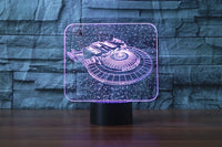 Star Trek Lamp 3D Laser Engraved Lights LED Desk Light Lamp Star Trek Kids Gift Birthday Gifts Christmas Gifts