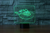 Star Trek Lamp 3D Laser Engraved Lights LED Desk Light Lamp Star Trek Kids Gift Birthday Gifts Christmas Gifts