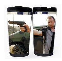 Šálek Walking Dead Merle Dixon Nerezová ocel 400 ml Šálek na kávu Šálek čaje Walking Dead Merle Dixon Beer Stein Dárky k narozeninám Vánoční dárky