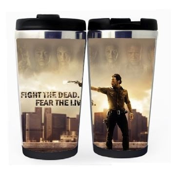 The Walking Dead Rick Grimes Stainless Steel 400ml Coffee Tea Cup Walking Dead Coffee Mug Beer Stein Rick Grimes Birthday Gifts Christmas Gifts