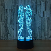 Iron man 3D Illusion Led Table Lamp 7 Color Change LED Desk Light Lamp Iron man Gifts Christmas Gifts