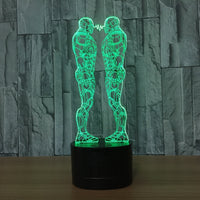 Iron man 3D Illusion Led Table Lamp 7 Color Change LED Desk Light Lamp Iron man Gifts Christmas Gifts