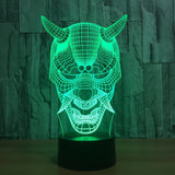 The Bull 3D Illusion Led Table Lamp 7 Color Change LED Desk Light Lamp Bull Gifts Christmas Gifts