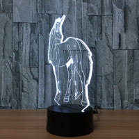 Unicorn 3D Illusion Led Table Lamp 7 Color Change LED Desk Light Lamp Unicorn Children Gifts Christmas Gifts