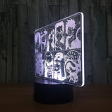 ONE PIECE 3D Illusion Led Table Lamp 7 Color Change LED Desk Light Lamp ONE PIECE Children Gifts Christmas Gifts