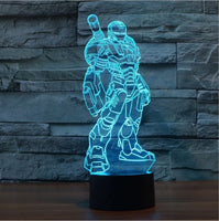 Iron Man Illusion Led Table Lamp 7 Color Change LED Desk Light Lamp Iron Man Children Gifts Christmas Gifts