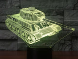 World of Tanks Illusion Led Table Lamp 7 Color Change LED Desk Light Lamp World of Tanks Gifts Christmas Gifts