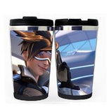 Overwatch Tracer Cup Stainless Steel 400ml Coffee Tea Cup Beer Stein Overwatch Birthday Gifts Christmas Gifts