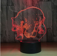 The polar bear 3D Illusion Led Table Lamp 7 Color Change LED Desk Light Lamp bear Decoration