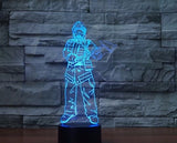 Fireman 3D Illusion Led Table Lamp 7 Color Change LED Desk Light Lamp Firefighters Gifts