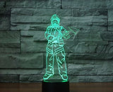 Fireman 3D Illusion Led Table Lamp 7 Color Change LED Desk Light Lamp Firefighters Gifts